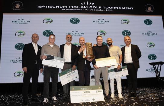 Regnum Carya Pro-Am Golf Turnuvası'nın şampiyonu Ali Altuntaş