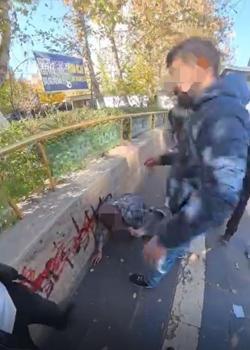 Yengesine mesaj atıp buluşmaya çağıran kişiyi dövüp tabancayla bacağından vurdu