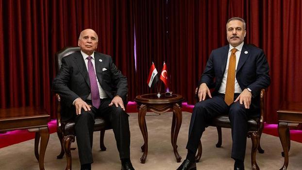 Bakan Fidan, Iraklı mevkidaşı Hüseyin ile bir araya geldi