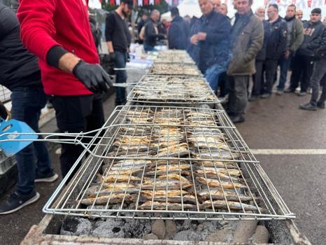 Ordu’da hamsi festivali, 7 ton hamsi ikram edildi