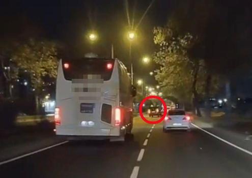 Hafif ticari araçla makas atan sürücüye 14 bin TL para cezası