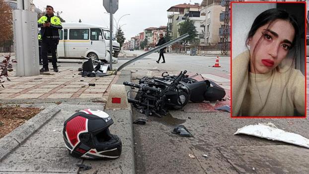 Kazada yaralanan motosiklet tutkunu Ayşe, yaşam mücadelesini kaybetti