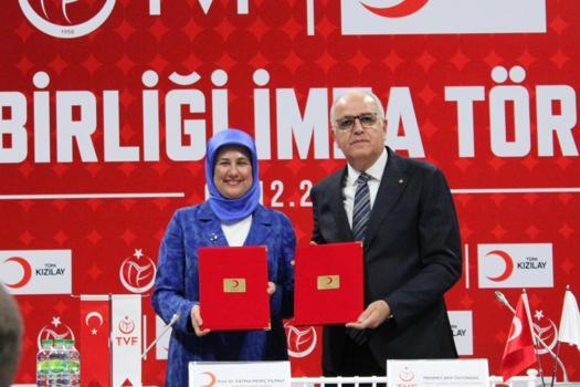 Türk Kızılay ve TVF'den iş birliği protokolü