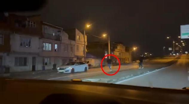 Gasbettiği taksiyle kaza yapınca yaya olarak kaçmaya çalışan şüpheli yakalandı