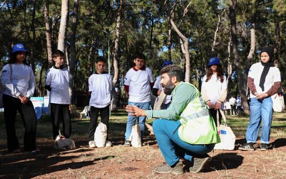 Orman ekosisteminde atıkların tehlikesi uygulamalı gösterildi