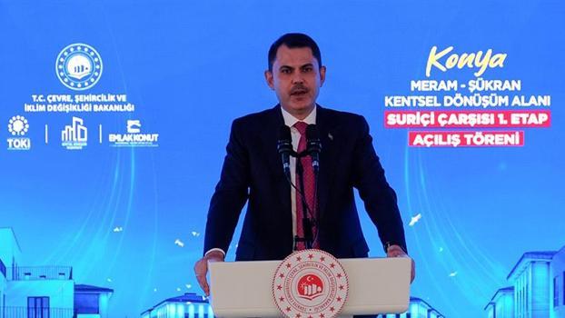 Bakan Kurum: Bir ülke büyüklüÄŸündeki alanı deprem bölgesine yeniden kurduk