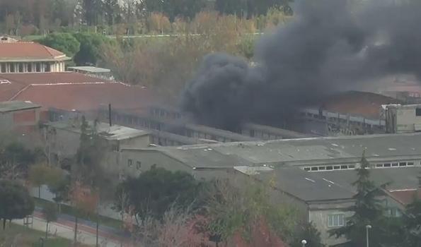 İstanbul- Bakırköy'de tekstil fabrikasında yangın -2