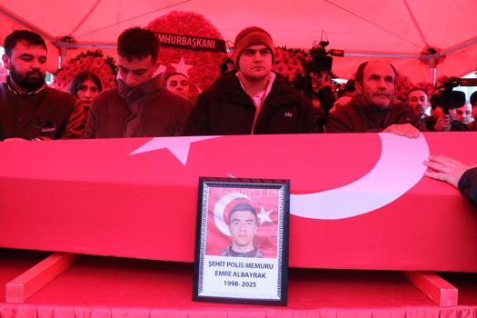 Şehit polis memuru, memleketi Samsun’da toprağa verildi