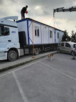 Depremde işçiye verilen konteyner için icra takibi