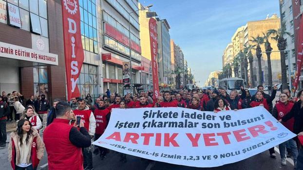 İzmir'de işçilerin eylemi 3'üncü günde devam ediyor