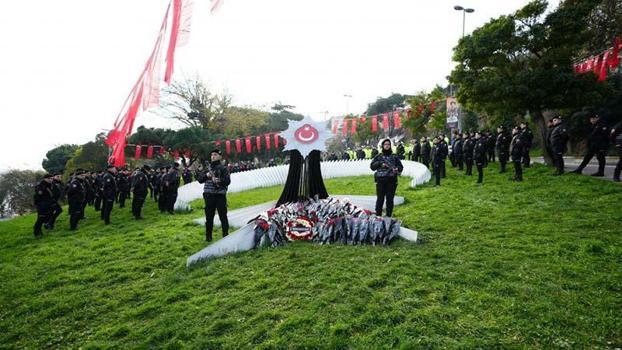 Beşiktaş Kulübü, terör saldırısında şehit düşenler için anma töreni düzenledi