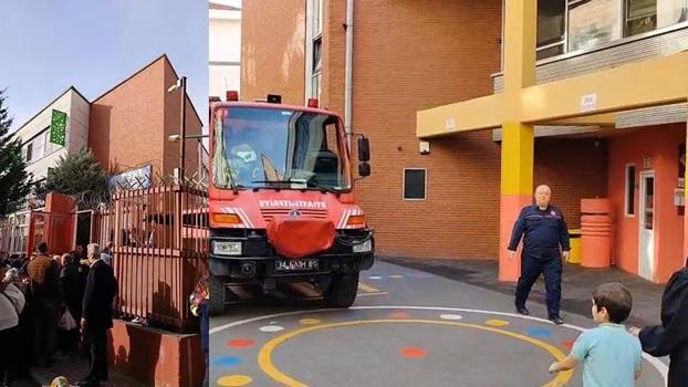 Fatih'te doğal gaz kaçağı nedeniyle okul tahliye edildi