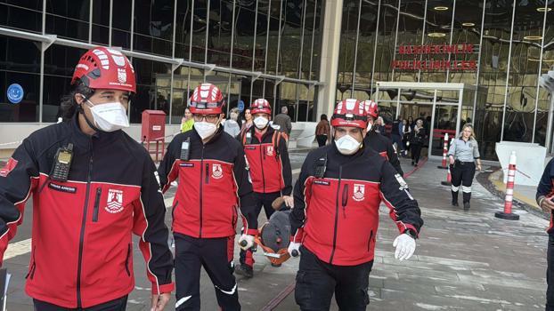Bodrum Devlet Hastanesi'nde deprem ve yangın tatbikatı