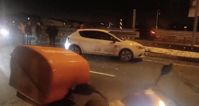 Gizli buzlanma, 11 aracın karıştığı zincirleme kazaya yol açtı