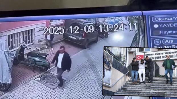 Fatih'teki kiracının ev sahibini öldürdüğü silahlı saldırı kamerada