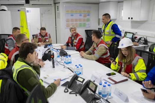 Akkuyu NGS inşaat bölgesinde kapsamlı acil durum tatbikatı gerçekleştirildi