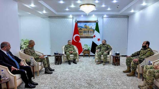 Kara Kuvvetleri Komutanı Orgeneral Tokel, Suriye’de temaslarda bulundu