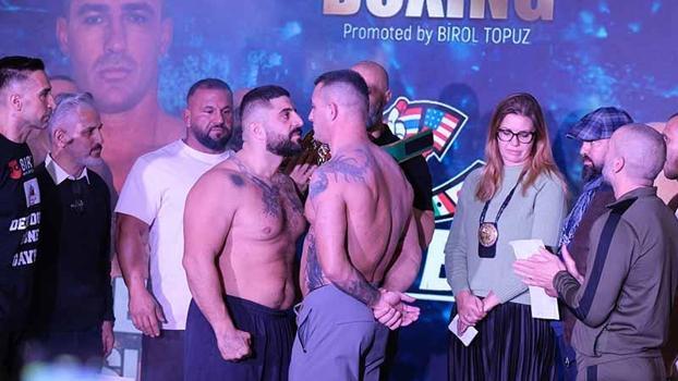 Hırvat nakavt makinesi Pesut, tartıda Umut Camkıran ile yüzleÅŸti