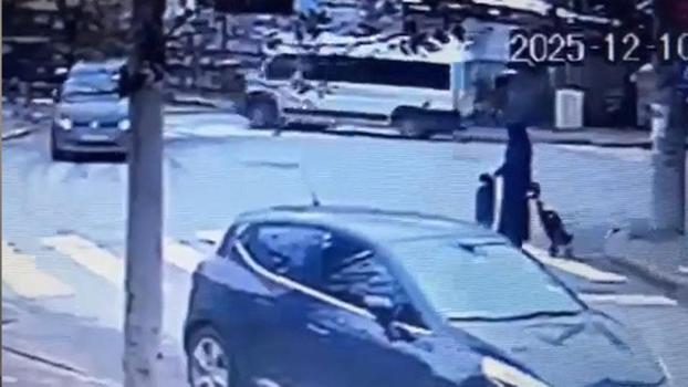 Minibüsün çarparak Miraç’ın ölümüne neden olduğu kazanın kamera görüntüsü ortaya çıktı