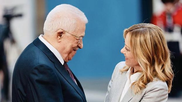 Filistin Devlet Başkanı Abbas, İtalya Başbakanı Meloni ile görüştü