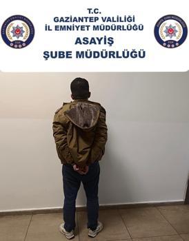 Gaziantep’te 10 yıl hapis cezasıyla aranan hükümlü yakandı