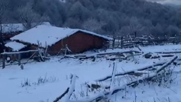 Amasya'da yaylalar beyaza büründü