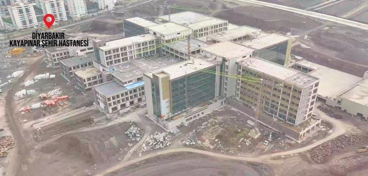 Diyarbakır'ın 1000 yataklı Kayapınar Şehir Hastanesi’nde Örnek Hasta Odası tamamlandı