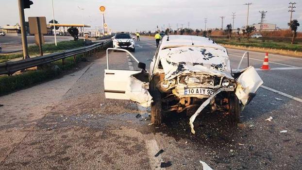 Otomobil, aynı yöne giden otomobile çarptı; 15 yaşındaki Furkan öldü