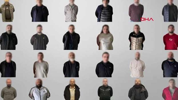 Kırmızı bülten ve kırmızı difüzyonla uluslararası seviyede aranan 20, ulusal seviyede aranan 4 suçlu yakalandı