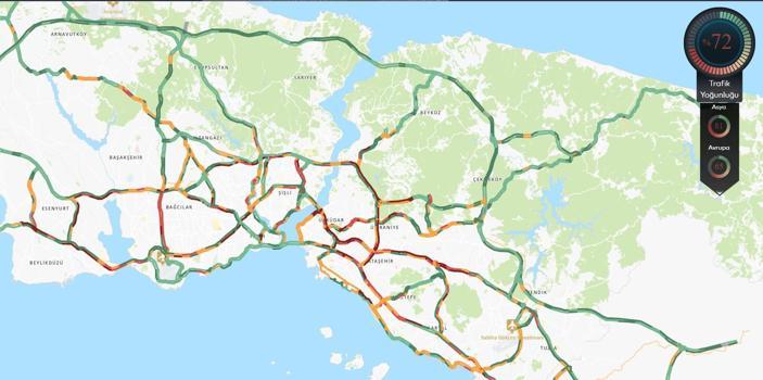 İstanbul - İstanbul'da trafik yoğunluğu -1