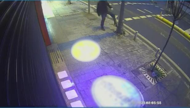 İstanbul - Kağıthane’de sinirlenip direkleri tekmeledi; ağaçlara zarar verdi