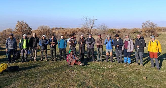 Doğaseverler Elbiz kanyonunda yürüdü