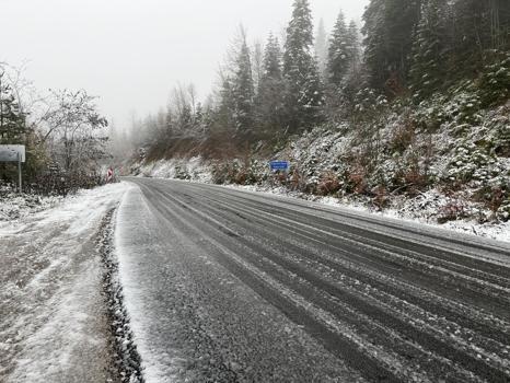 Bartın'ın yükseklerinde kar yağışı