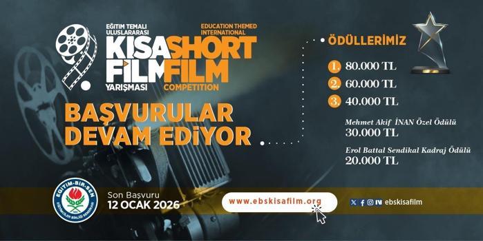 Eğitim temalı 9’uncu Uluslararası Kısa Film Yarışması'na başvurular devam ediyor