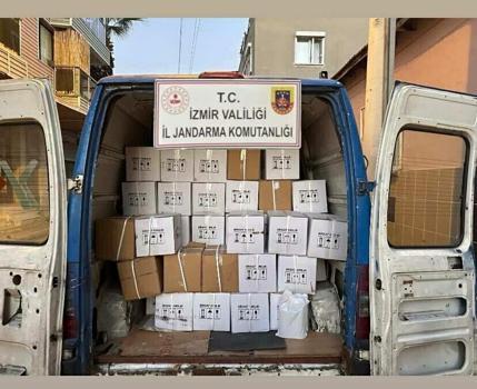 İzmir'de yeni yıl öncesinde 4 bin 130 litre kaçak etil alkol ele geçirildi