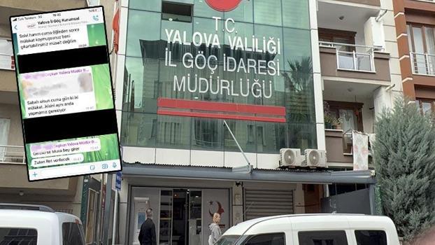 Görevden uzaklaştırılan Yalova İl Göç İdaresi Müdürünün 'usulsüz mülakat' mesajları ortaya çıktı