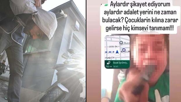 Çocuklarının boğazına bıçak dayayan babaya tahliye