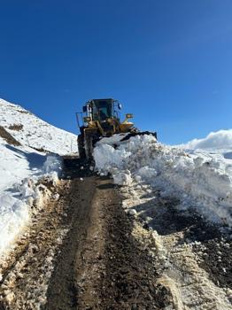 Şırnak’ta kar kalınlığı 1 metreyi aştı