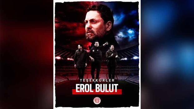 Hesap.com Antalyaspor'da Erol Bulut dönemi sona erdi