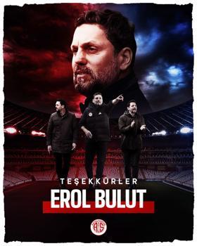 Hesap.com Antalyaspor'da Erol Bulut dönemi sona erdi
