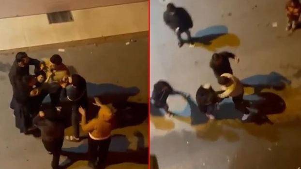 Taksici ile kadınların kavgası kamerada