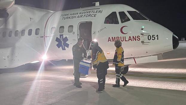 MSB: Hava Kuvvetleri'ne ait uçakla Adana'dan Malatya'ya karaciÄŸer grefti ulaÅŸtırıldı
