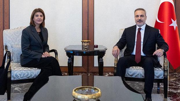 Bakan Fidan, BM'nin Kıbrıs Temsilcisi Holguin'i kabul etti