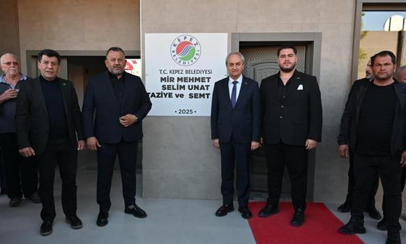 Kepez'in Mir Mehmet Selim Unat Taziye ve Semt Evi hizmete açıldı