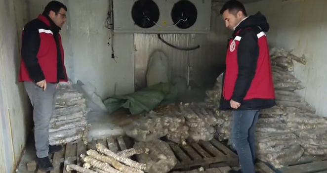 Manisa’da değeri 4 milyon lira olan bozulmuş kokoreç ele geçirildi