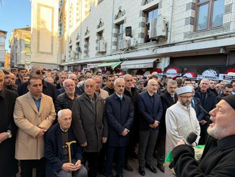 Bakan Uraloğlu, cenaze törenine katıldı