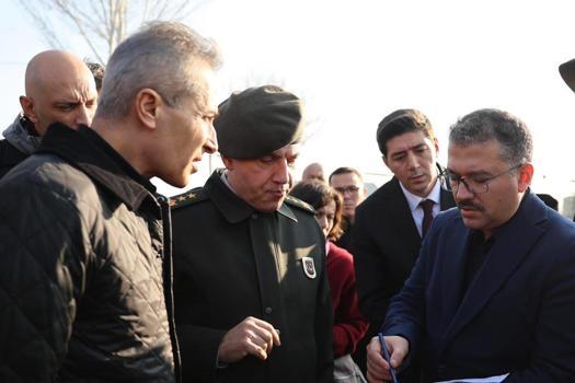 Alican Sınır Kapısı’nın teknik altyapısı incelendi