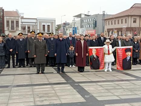 Atatürk’ün Edirne’ye gelişinin 95’inci yılı kutlandı