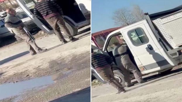 Sokak hayvanlarını toplama ekibinde görevli 2 personeli darbeden baba ve oğlu tutuklandı