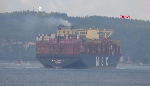 'MSC Türkiye', Çanakkale Boğazı'ndan geçti